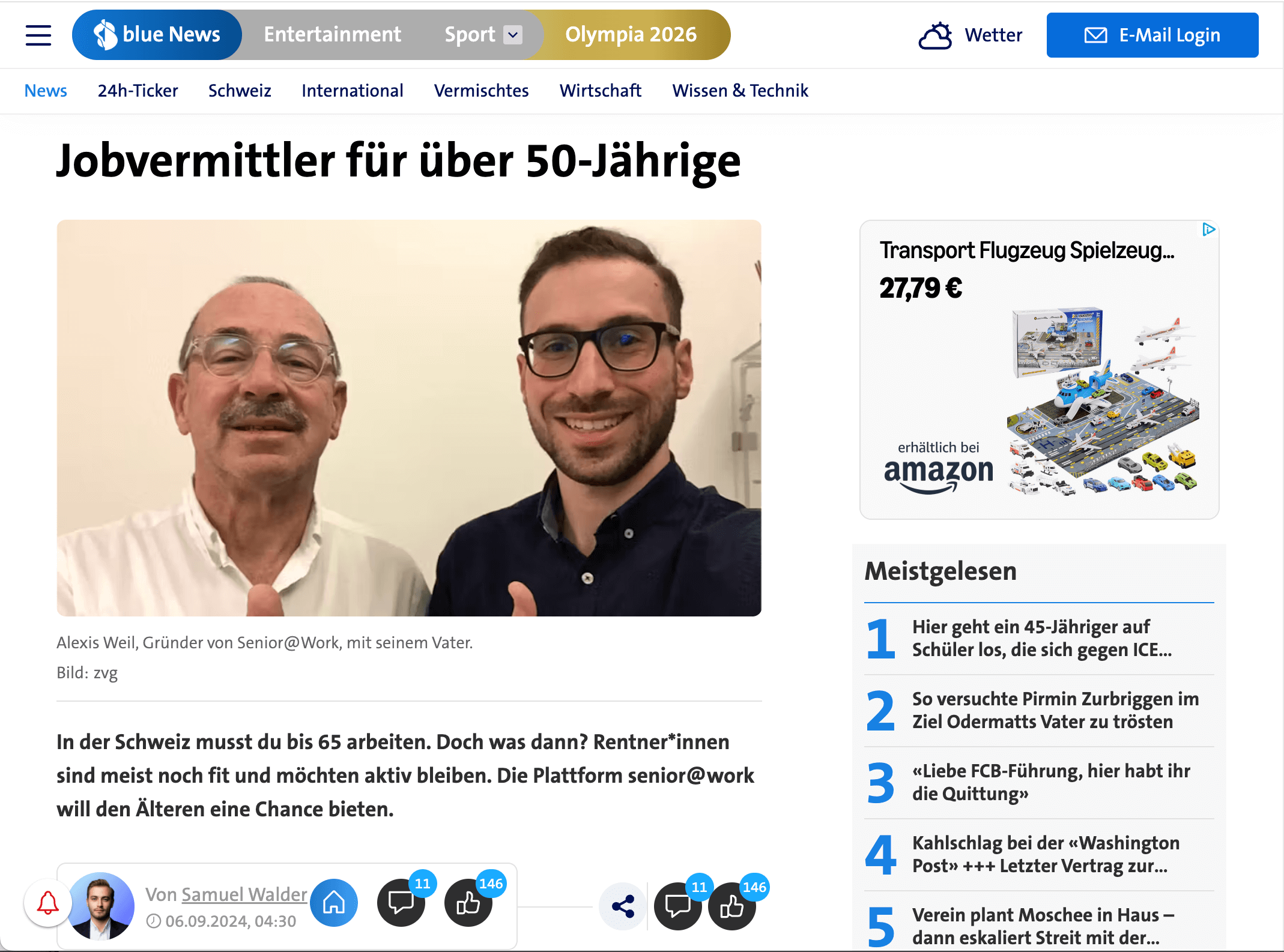 Bluewin Artikel