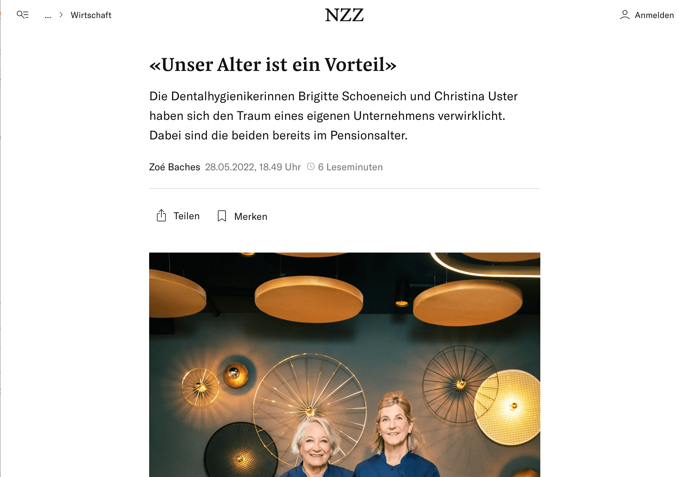 NZZ Artikel
